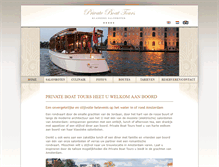 Tablet Screenshot of privateboattours.nl
